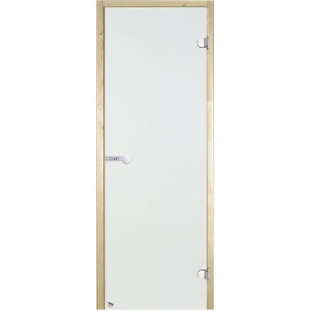 Дверь стеклянная HARVIA 7х19 коробка сосна, стекло прозрачное